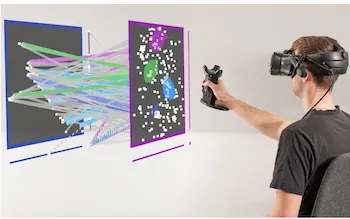 Teaser image: SpatialMouse: A Hybrid Pointing Device for Seamless Interaction Across 2D and 3D Space